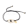 Adjustable Nylon Thread Braided Bead Bracelets BJEW-JB06262-02-1