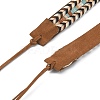 Imitation Leather Braided Southwestern Cowboy Hat Belt FIND-WH0033-07-2