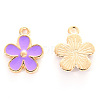 Alloy Enamel Charms X-ENAM-R059-02B-RS-2