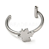 304 Stainless Steel Eyebrow Ring AJEW-H140-02P-2