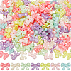 200pcs Opaque Acrylic Beads MACR-SP0001-45-1