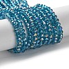 Electroplate Glass Beads Strands EGLA-R048-3mm-17-5