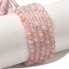 Natural Morganite Beads Strands G-B090-A24-03-1