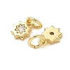Brass Micro Pave Cubic Zirconia Pendants KK-Z120-11G-2
