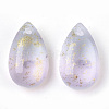 Two Tone Transparent Spray Painted Glass Charms GLAA-T017-02-B03-2