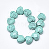 Synthetic Turquoise Beads Strands G-S357-E02-16-2