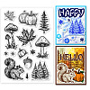 Custom Summer Theme PVC Plastic Clear Stamps DIY-WH0631-0352-1