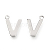 Non-Tarnish 201 Stainless Steel Charms STAS-C021-06P-V-2