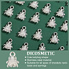 DICOSMETIC Plating ABS Plastic Pendants KY-DC0001-05-4