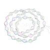 Electroplate Glass Beads Strands EGLA-B010-01A-HR01-3