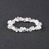 Valentines Day for Lovers Ideas Crystal Chips Stretch Bracelets X-BJEW-JB01308-07-2