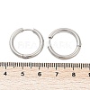 Tarnish Resistant 201 Stainless Steel Huggie Hoop Earrings Findings STAS-F149-33P-A-3