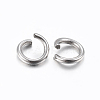 Tarnish Resistant 304 Stainless Steel Open Jump Rings LS-STAS-H437-4x0.8mm-2