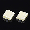2-Hole Opaque Glass Seed Beads SEED-S023-07H-2