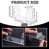 Acrylic Chinese Fan Display Stands ODIS-WH0007-76A-2