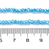 Baking Electroplate Glass Beads Strands DGLA-A039-J4mm-B12-4