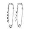 304 Stainless Steel Safety Pins Brooch Findings STAS-K252-05B-P-1