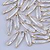 Transparent Glass Pendants GLAA-T007-15F-1