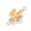 Brass Connector Charms KK-CBA2395-06G-2