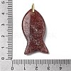 Natural Strawberry Quartz Pendants KK-D021-05A-G-3