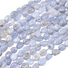 Nautral Blue Lace Agate Beads Strands G-H330-A01-2