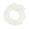 Natural White Shell Beads Strands SSHEL-10X12-4