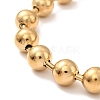 PVD Vacuum Plating 304 Stainless Steel Ball Chain Necklace & Bracelet Set STAS-D181-01G-02C-5