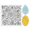 Silicone Clay Texture Mat AJEW-WH0447-009-1