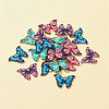 20Pcs 4 Colors Printed Alloy Pendants ENAM-FS0001-56-2