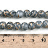 Baking Paint Glass Beads X1-DGLA-N010-8mm-09-4