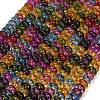Dyed Imitation Gemstone Glass Beads Strands GL-Z001-03A-10-1