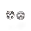 Tarnish Resistant 201 Stainless Steel Bead Caps STAS-F040-20D-P-2