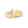 304 Stainless Steel Enamel Charms STAS-U061-04G-2