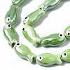 Handmade Porcelain Ceramic Beads Strands X1-PORC-T006-03E-3