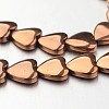 Electroplate Non-magnetic Synthetic Hematite Bead Strands G-F300-22C-08-1