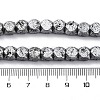 Electroplated Natural Lava Rock Beads Strands G-A256-C01-01D-4