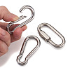 304 Stainless Steel Rock Climbing Carabiners and Screw Carabiner Lock Charms STAS-TA0004-62P-6