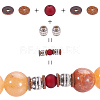 Cowhide Leather Spacer Beads FIND-WH0043-22-5
