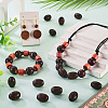 Wood European Beads WOOD-TA0003-09C-7