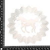 201 Stainless Steel 3D Rotating Hanging Wind Spinner STAS-C166-01E-P-3