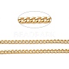 3.28 Feet Vacuum Plating 304 Stainless Steel Cuban Link Chains X-CHS-G010-02G-2