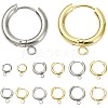 16Pcs 201 Stainless Steel Huggie Hoop Earring Findings STAS-FS0002-27A-2