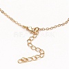 Star & Safety Pin Shape Pendant Necklaces Sets NJEW-JN03137-01-6