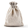 Cotton Cloth Packing Pouches Drawstring Bags ABAG-R011-13X18-01-3