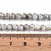 Baking Paint Glass Beads Strands DGLA-N003-4mm-B01-5
