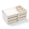 Rectangle Velvet & Wood Jewelry Boxes VBOX-P001-A02-2