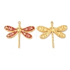 304 Stainless Steel Enamel Pendants STAS-K256-06G-05-1