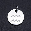 Non-Tarnish 201 Stainless Steel Charms STAS-T049-T643-11P-1
