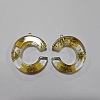 Transparent Epoxy Resin Pendants CRES-YW0002-12C-1