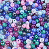 6/0 Opaque Colours Glass Seed Beads SEED-N007-18D-3